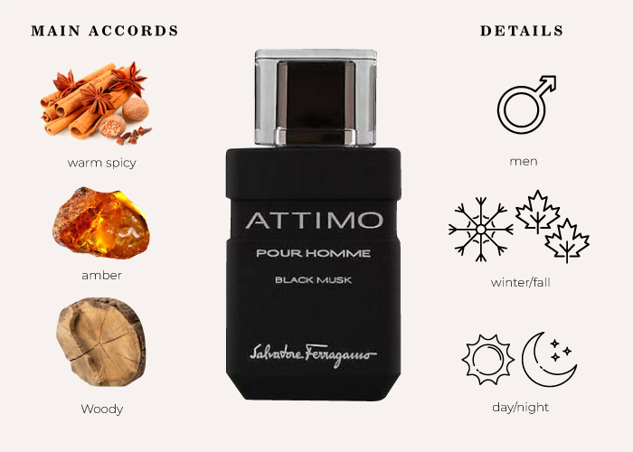 Salvatore ferragamo attimo outlet black musk pour homme